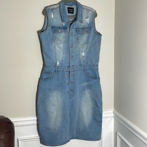 Sweet Look Blue Jean dress
